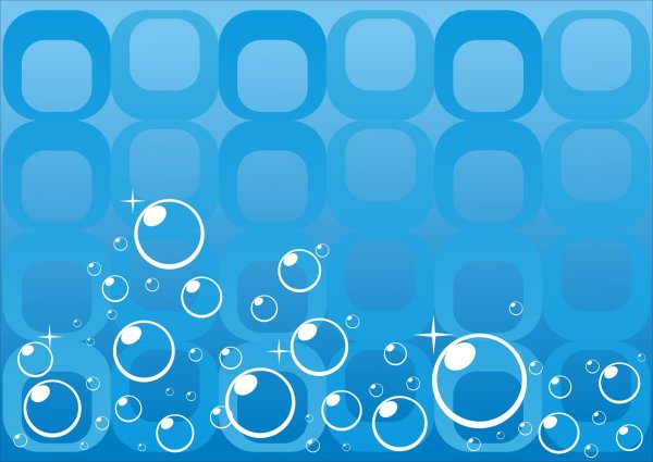Вода пузыри вектор