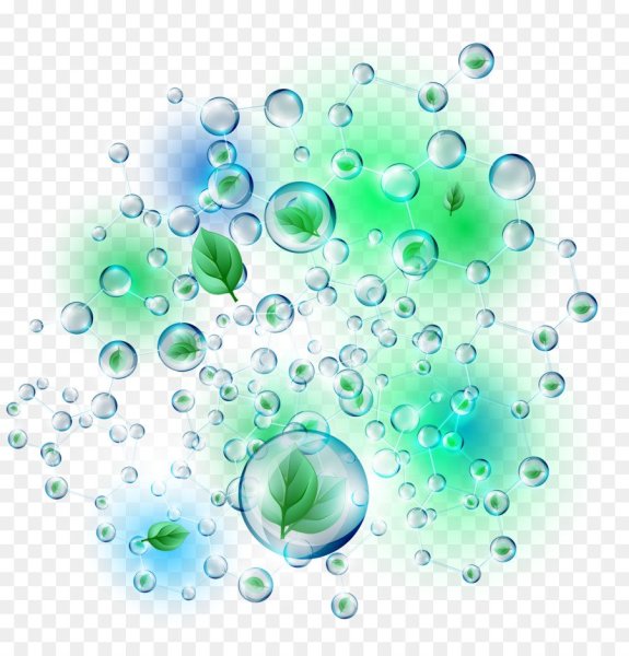 Пузыри на белом фоне