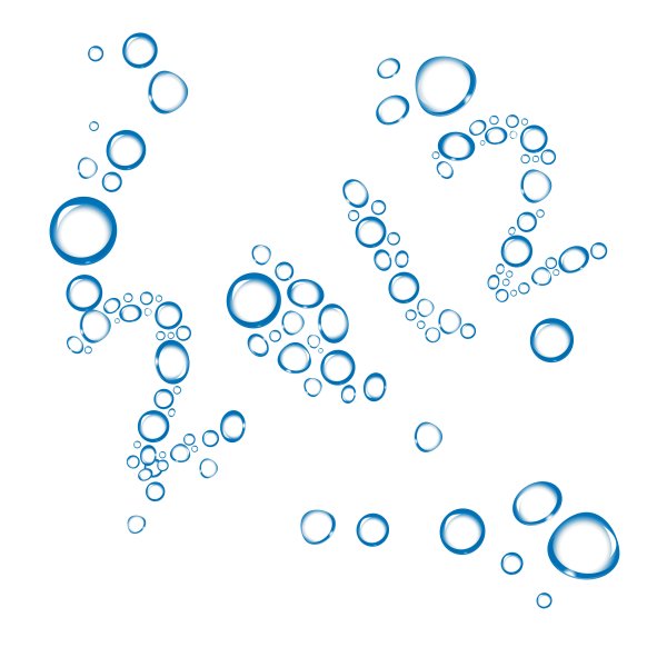 Пузырьки воздуха в воде вектор