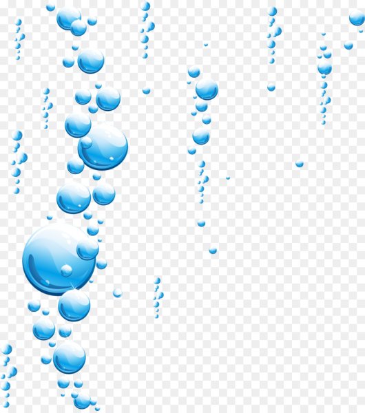 Водные пузырьки без фона