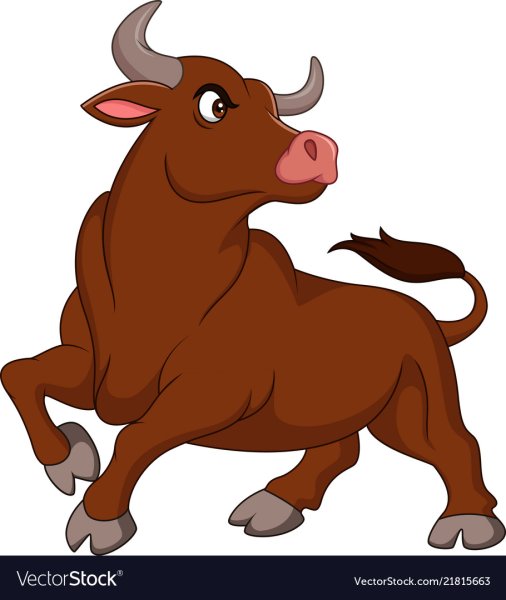 Бык мультяшка
