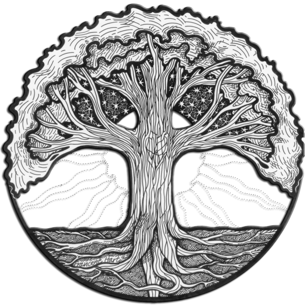 Древо жизни Иггдрасиль тату