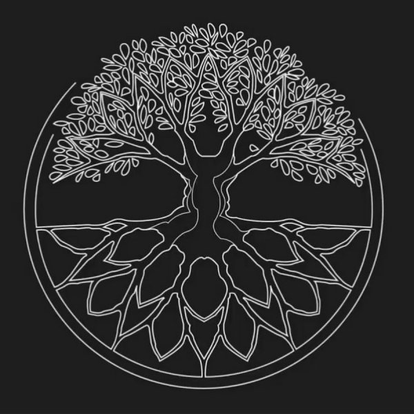 Мировое дерево Иггдрасиль тату
