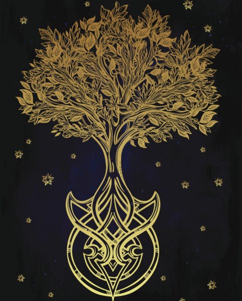 Древо Иггдрасиль символ