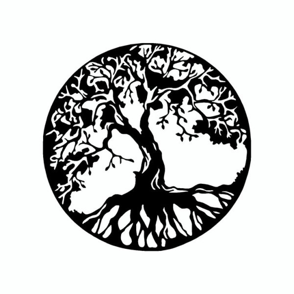 Скандинавский орнамент дерево