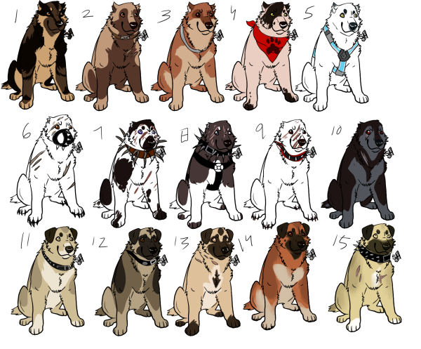 Мультяшных собак алабай