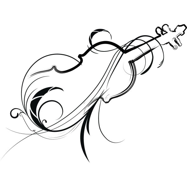 Скрипка Графика