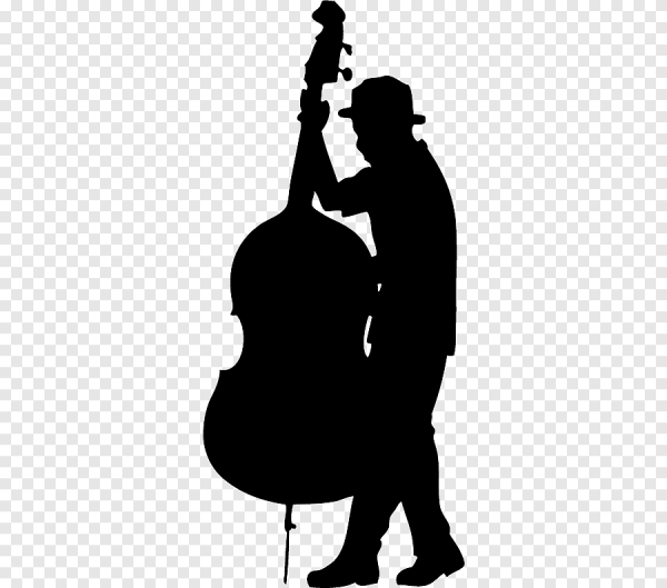 Силуэты людей музыкантов