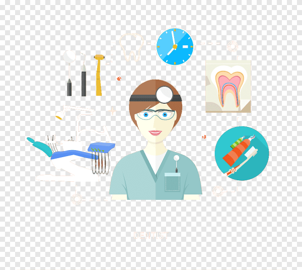 Стоматолог терапевт вектор