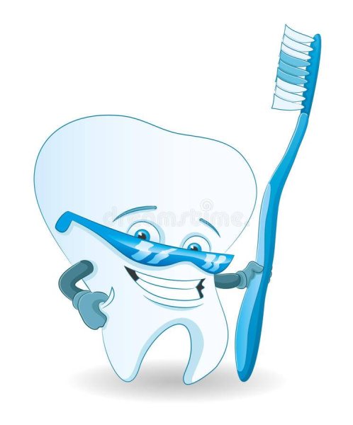 Чистка зубов vector