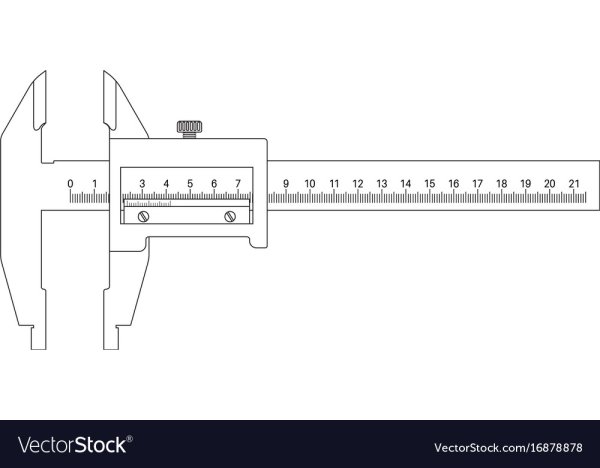 Штангенциркуль рисунок
