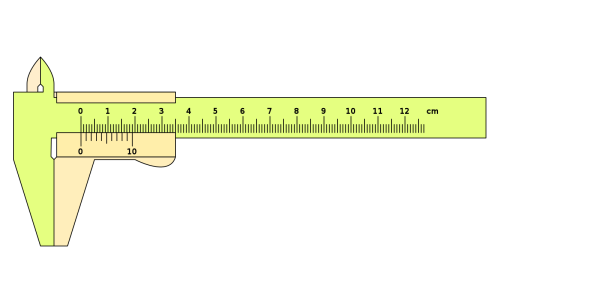 Штангенциркуль схема и шкала нониуса