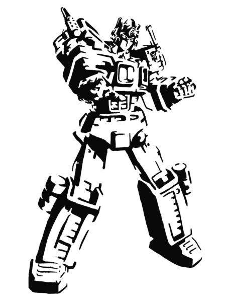 Трансформеры черно белые