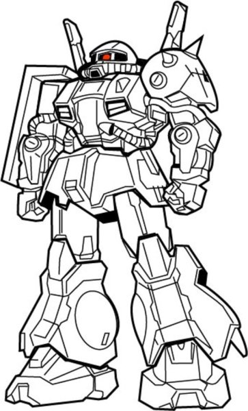 Робот трансформер вектор