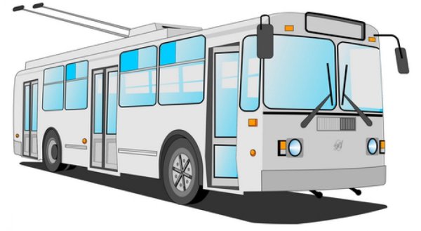 Троллейбус рисунок