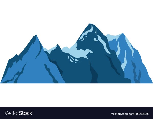 Горы скалы вектор