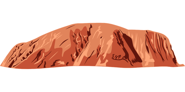 Вектор гора Улуру