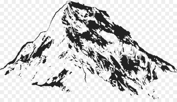 Трафарет горы