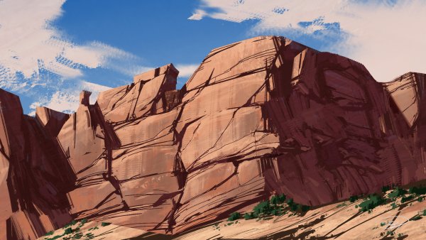 Рисованные скалы