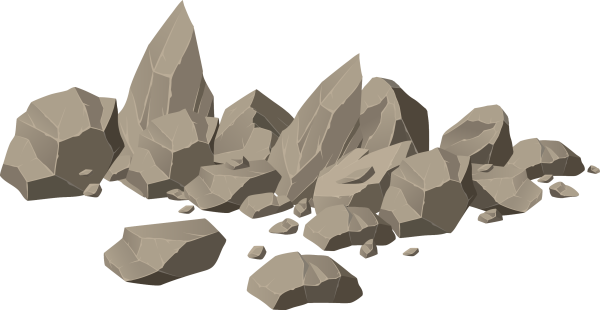 Камень мультяшный