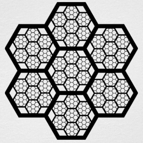 Узор из шестиугольников