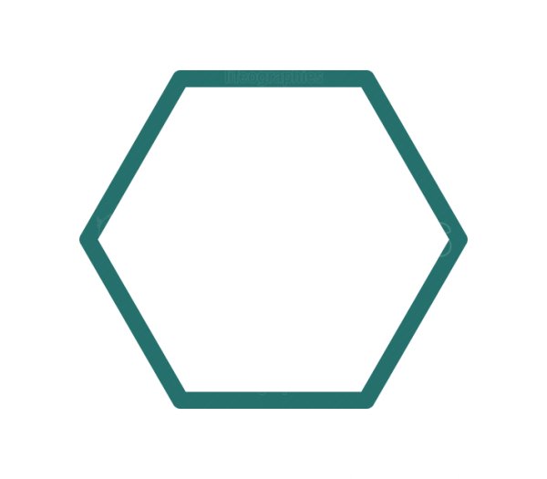 Правильный шестиугольник вектор