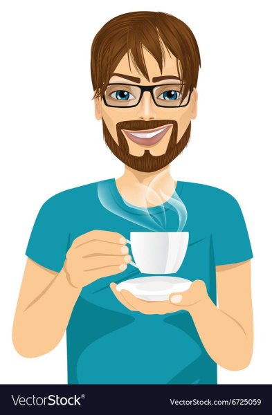 Дядя пьет чай