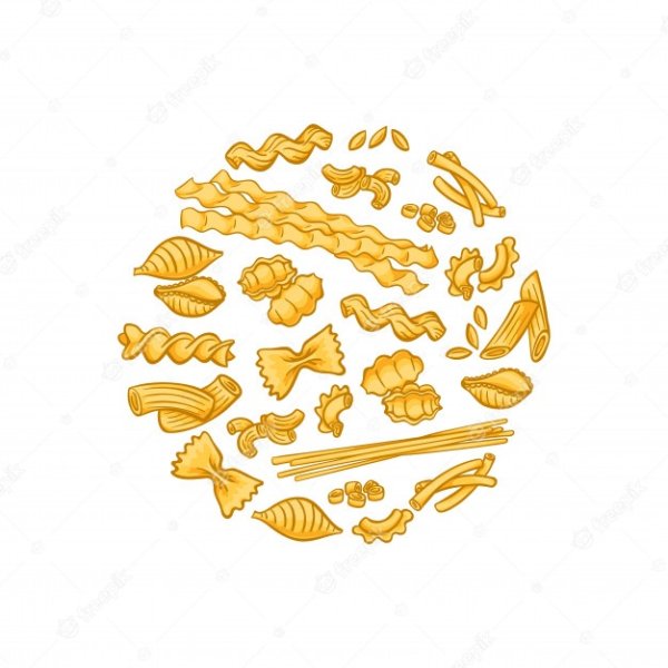 Мультяшные макароны