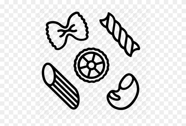 Раскраска макароны