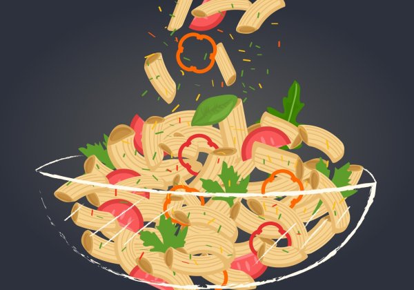 Мультяшные макароны