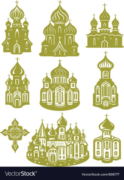 Церковь векторное изображение