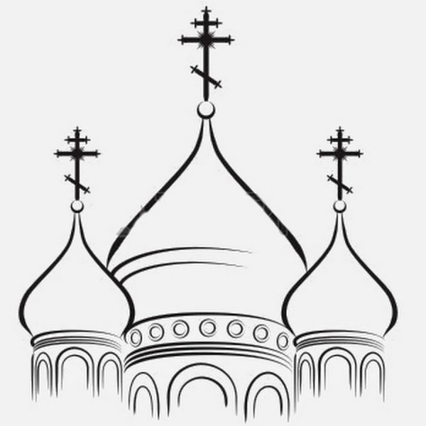 Церковь с куполами для детей