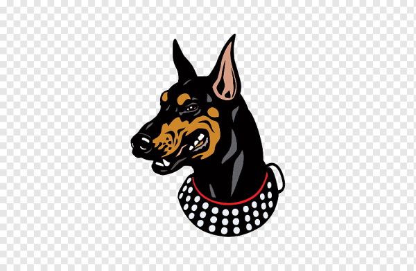 Доберман вектор