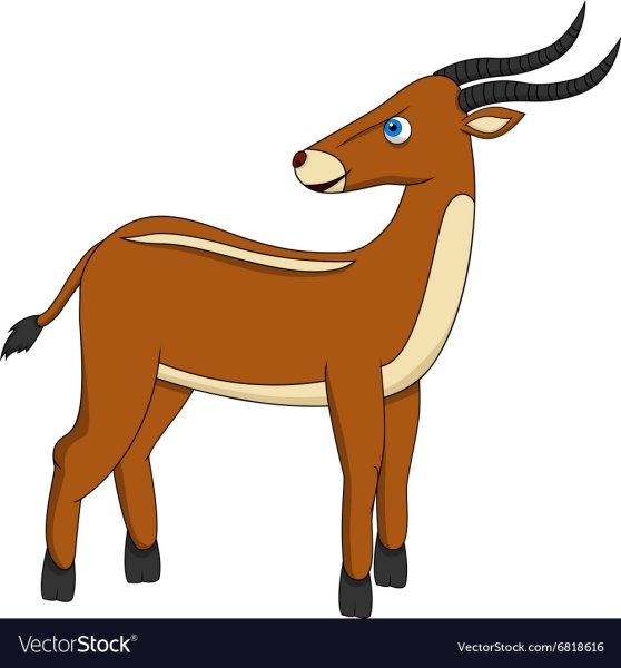 Антилопа мультяшный