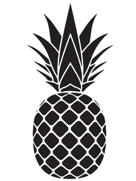 Ананас стилизация