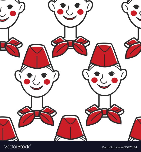 Пионерия вектор