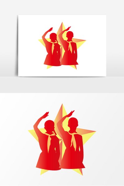 Пионер с трубой vector