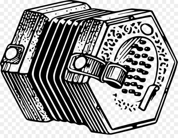 Концертина музыкальный инструмент вектор