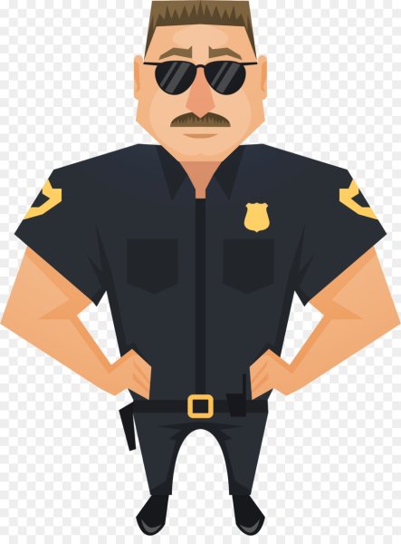 Охранник мультяшный