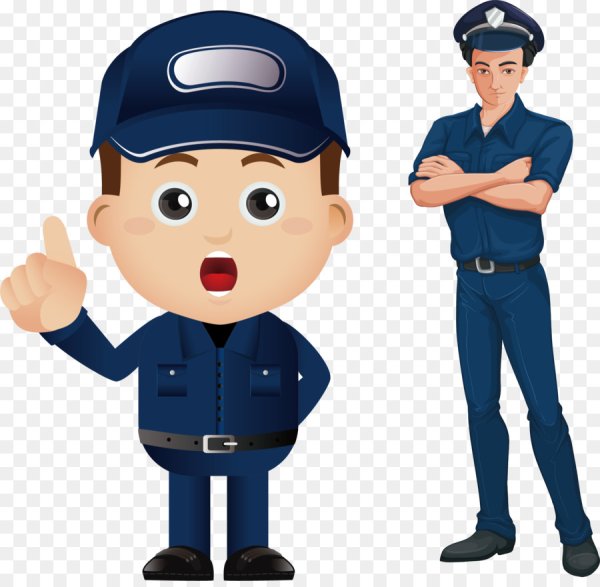 Векторный милиционер