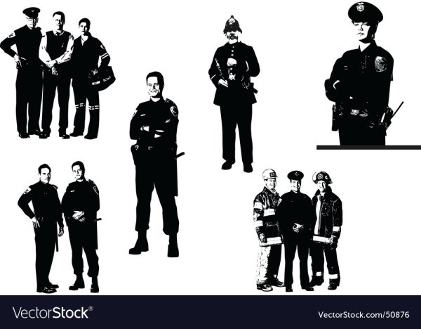 Силуэт полиция РФ