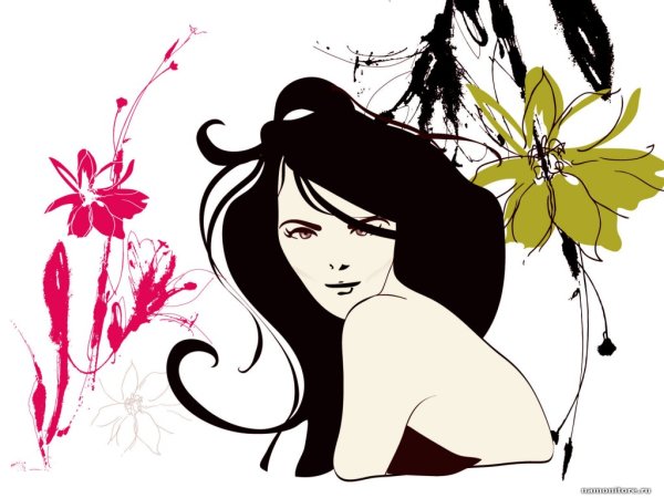 Графика (девушка)