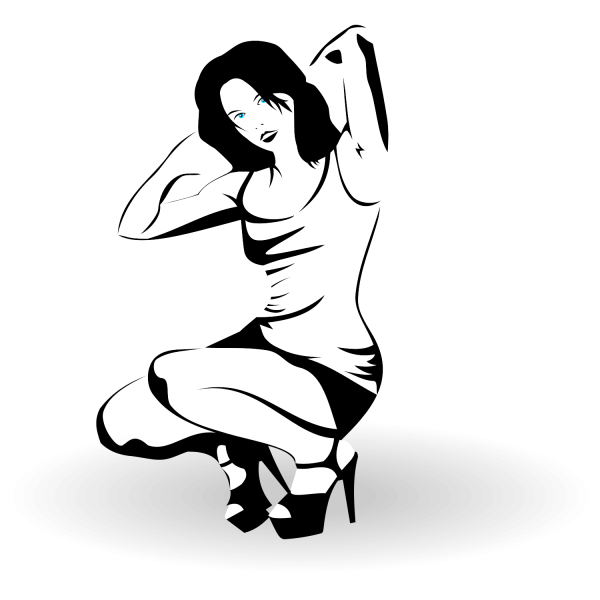 Векторная Графика девушка