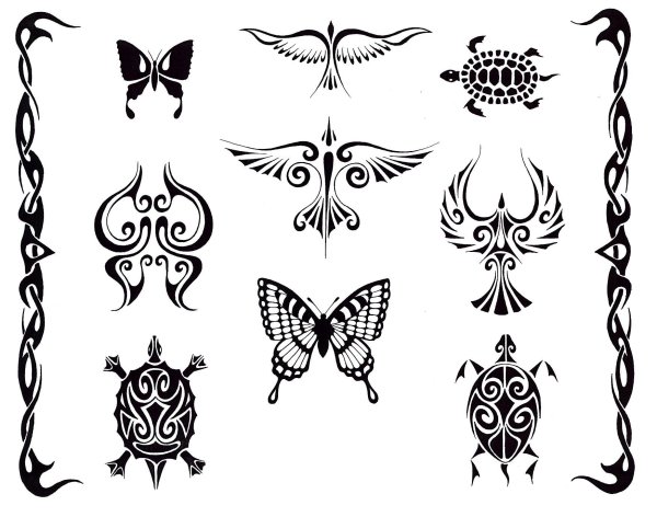 Маленькие узоры для тату