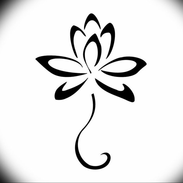 Цветы тату эскизы лёгкие