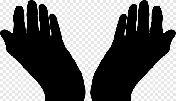 Ладонь силуэт