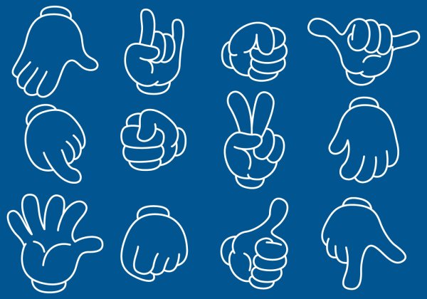 Рука мультяшный