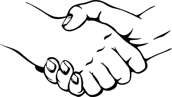 Рукопожатие вектор