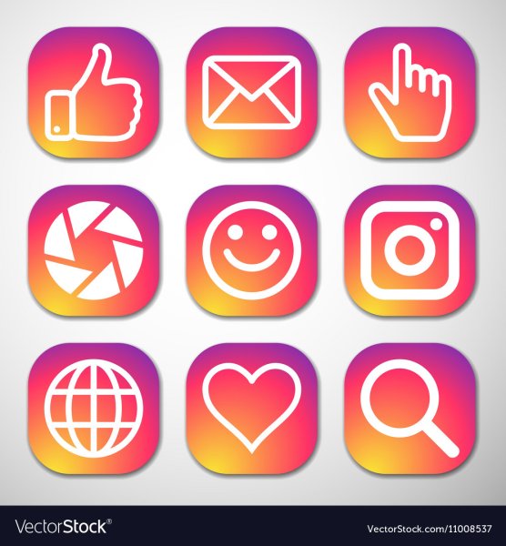 Значок Инстаграм для визиток