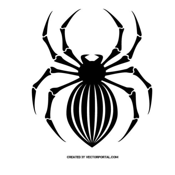 Стилизованные пауки